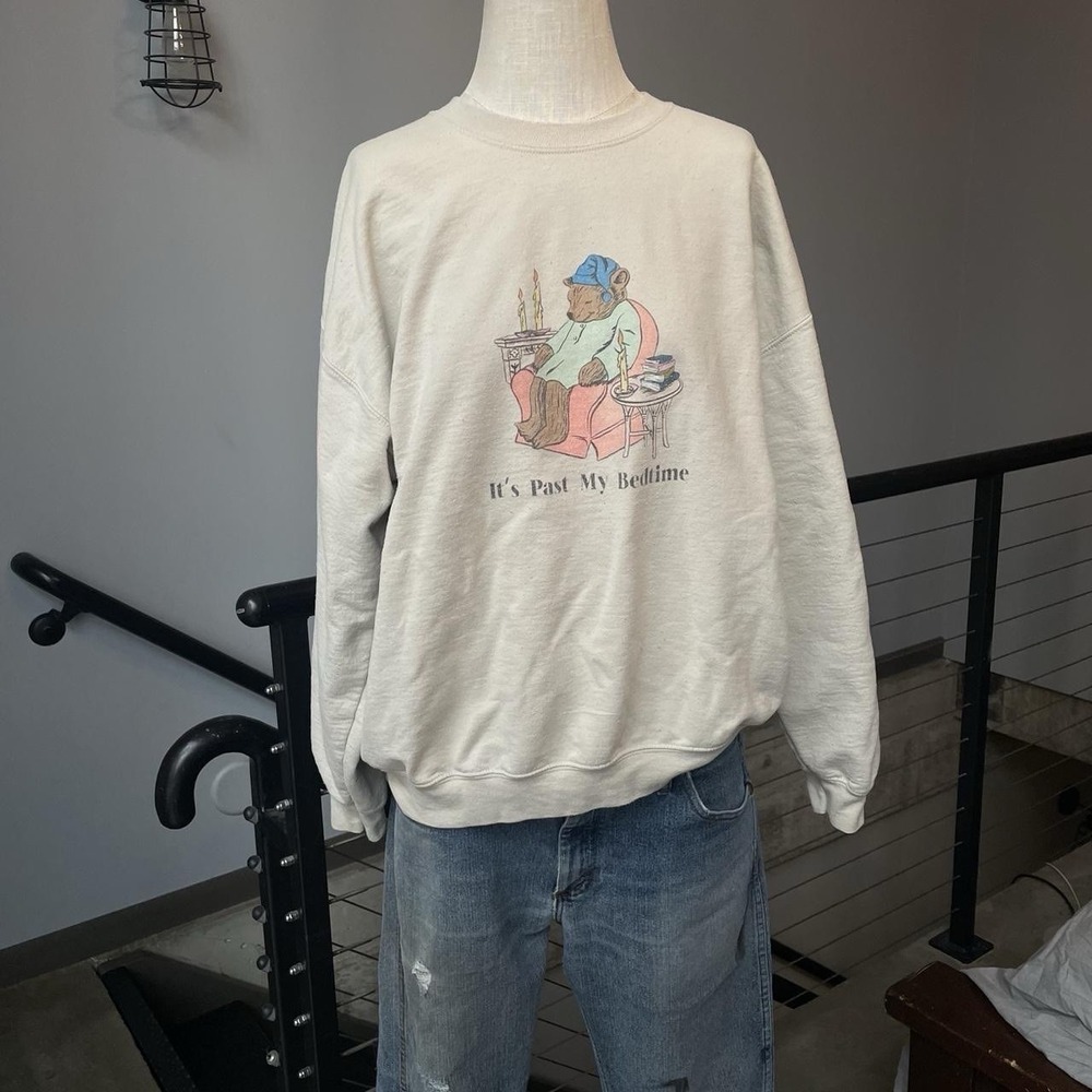 Cutest Little Crewneck Sweatshirt Cute Little Bear Size Xl Cotton